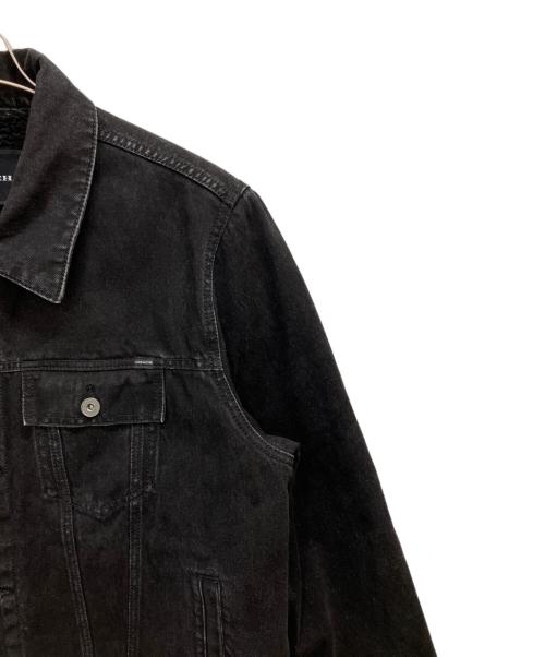 COACH（コーチ）COACH (コーチ) デニム ジャケット・シェルパ ライニング ブラック サイズ:XLの古着・服飾アイテム