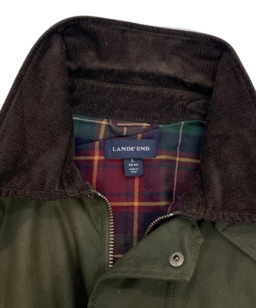 LAND'S END（ランズエンド）LAND'S END (ランズエンド) カバーオール オリーブ サイズ:Lの古着・服飾アイテム