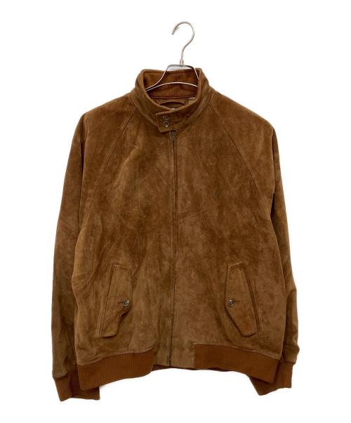 POLO RALPH LAUREN（ポロ・ラルフローレン）POLO RALPH LAUREN (ポロ・ラルフローレン) 90s G9型スウェードスイングトップ ブラウン サイズ:Lの古着・服飾アイテム
