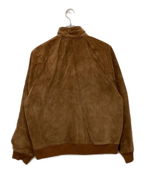 POLO RALPH LAUREN（ポロ・ラルフローレン）POLO RALPH LAUREN (ポロ・ラルフローレン) 90s G9型スウェードスイングトップ ブラウン サイズ:Lの古着・服飾アイテム