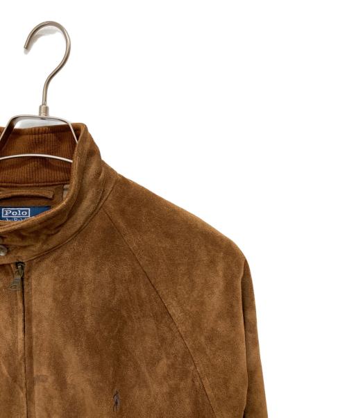 POLO RALPH LAUREN（ポロ・ラルフローレン）POLO RALPH LAUREN (ポロ・ラルフローレン) 90s G9型スウェードスイングトップ ブラウン サイズ:Lの古着・服飾アイテム
