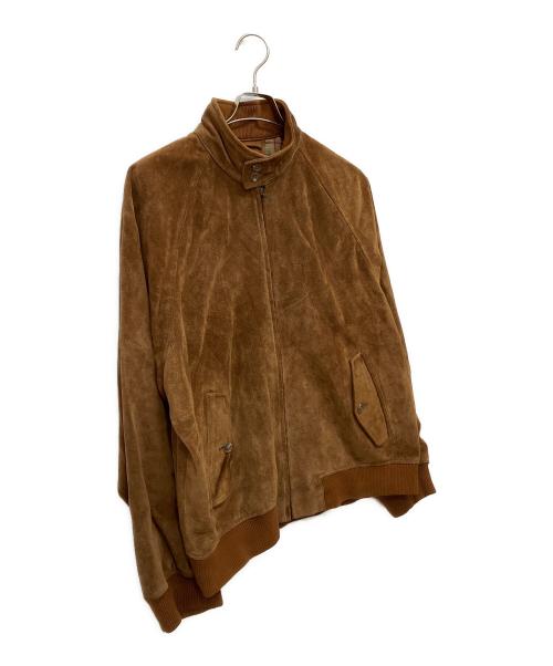 POLO RALPH LAUREN（ポロ・ラルフローレン）POLO RALPH LAUREN (ポロ・ラルフローレン) 90s G9型スウェードスイングトップ ブラウン サイズ:Lの古着・服飾アイテム