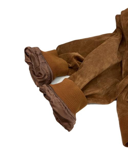 POLO RALPH LAUREN（ポロ・ラルフローレン）POLO RALPH LAUREN (ポロ・ラルフローレン) 90s G9型スウェードスイングトップ ブラウン サイズ:Lの古着・服飾アイテム