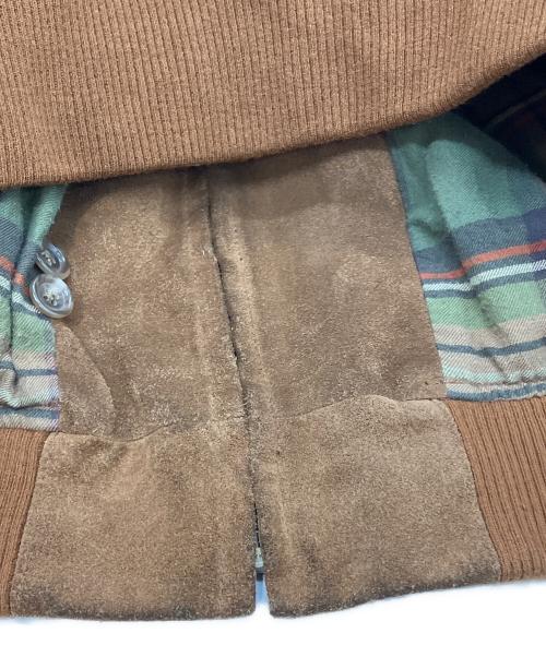 POLO RALPH LAUREN（ポロ・ラルフローレン）POLO RALPH LAUREN (ポロ・ラルフローレン) 90s G9型スウェードスイングトップ ブラウン サイズ:Lの古着・服飾アイテム