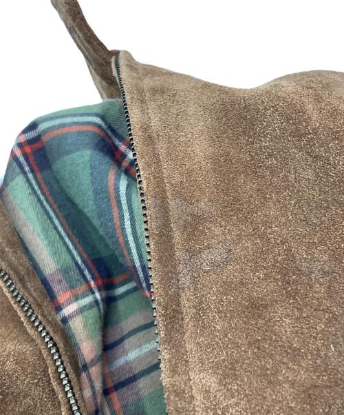 POLO RALPH LAUREN（ポロ・ラルフローレン）POLO RALPH LAUREN (ポロ・ラルフローレン) 90s G9型スウェードスイングトップ ブラウン サイズ:Lの古着・服飾アイテム