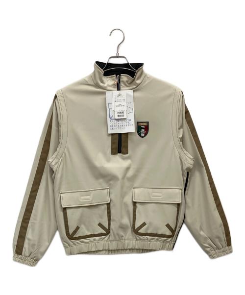 sinacova（シナコバ）sinacova (シナコバ) ハーフジップジャケット ベージュ サイズ:Mの古着・服飾アイテム