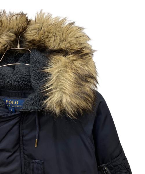 POLO RALPH LAUREN（ポロ・ラルフローレン）POLO RALPH LAUREN (ポロ・ラルフローレン) フライトジャケット ネイビー サイズ:Sの古着・服飾アイテム