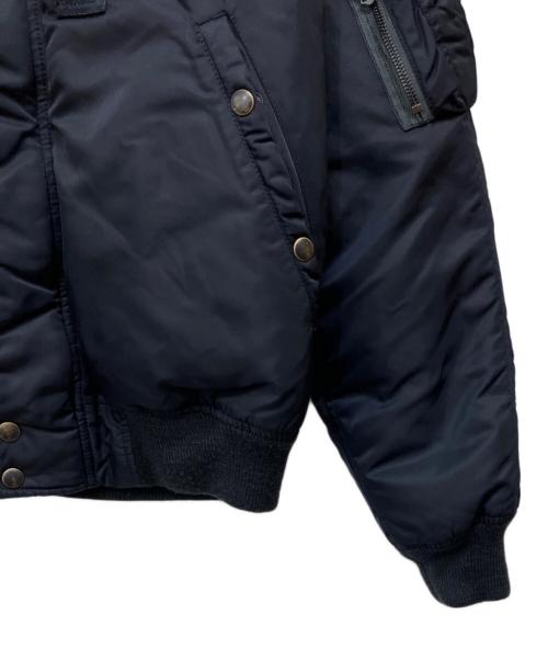 POLO RALPH LAUREN（ポロ・ラルフローレン）POLO RALPH LAUREN (ポロ・ラルフローレン) フライトジャケット ネイビー サイズ:Sの古着・服飾アイテム