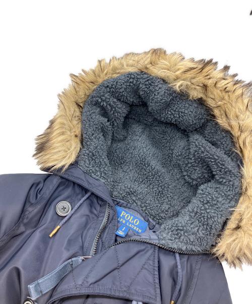 POLO RALPH LAUREN（ポロ・ラルフローレン）POLO RALPH LAUREN (ポロ・ラルフローレン) フライトジャケット ネイビー サイズ:Sの古着・服飾アイテム