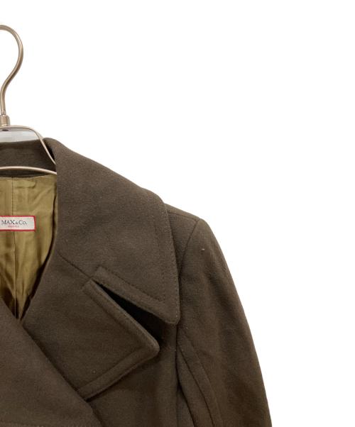 MAX&Co.（マックスアンドコー）MAX&Co. (マックスアンドコー) Pコート オリーブ サイズ:36の古着・服飾アイテム