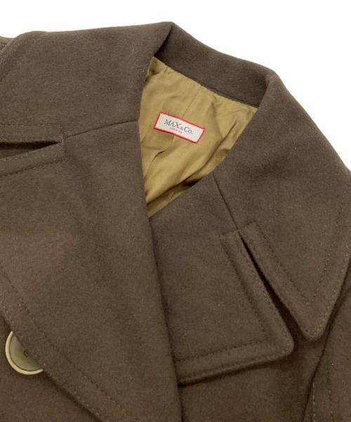 MAX&Co.（マックスアンドコー）MAX&Co. (マックスアンドコー) Pコート オリーブ サイズ:36の古着・服飾アイテム
