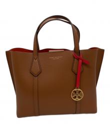 TORY BURCH（トリーバーチ）の古着「ペリースモールトリプルコンパートメントトート」｜ブラウン