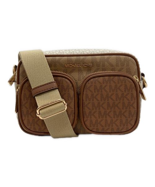 MICHAEL KORS（マイケルコース）MICHAEL KORS (マイケルコース) JET SET ITEM クロスボディ ウィズ テックアタッチ ブラウンの古着・服飾アイテム