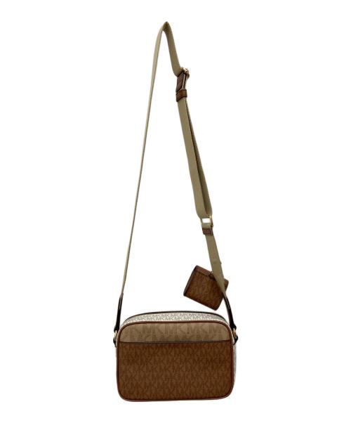 MICHAEL KORS（マイケルコース）MICHAEL KORS (マイケルコース) JET SET ITEM クロスボディ ウィズ テックアタッチ ブラウンの古着・服飾アイテム