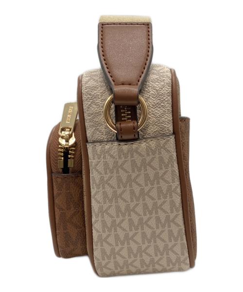 MICHAEL KORS（マイケルコース）MICHAEL KORS (マイケルコース) JET SET ITEM クロスボディ ウィズ テックアタッチ ブラウンの古着・服飾アイテム