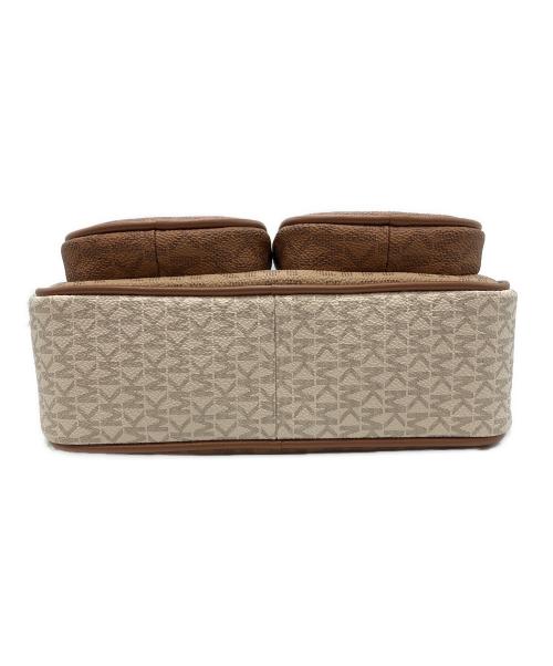 MICHAEL KORS（マイケルコース）MICHAEL KORS (マイケルコース) JET SET ITEM クロスボディ ウィズ テックアタッチ ブラウンの古着・服飾アイテム