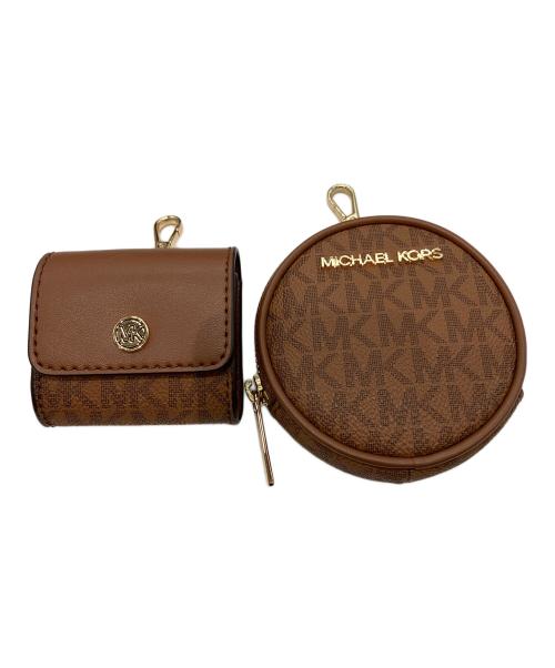 MICHAEL KORS（マイケルコース）MICHAEL KORS (マイケルコース) JET SET ITEM クロスボディ ウィズ テックアタッチ ブラウンの古着・服飾アイテム