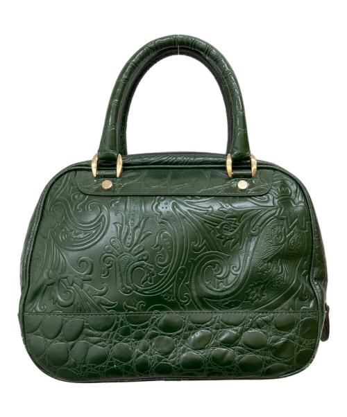 ETRO（エトロ）ETRO (エトロ) マルゴット ハンドバッグ グリーンの古着・服飾アイテム
