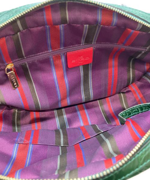 ETRO（エトロ）ETRO (エトロ) マルゴット ハンドバッグ グリーンの古着・服飾アイテム