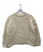 TODAYFULトゥデイフル）の古着「Pattern Hand Knit」｜ベージュ
