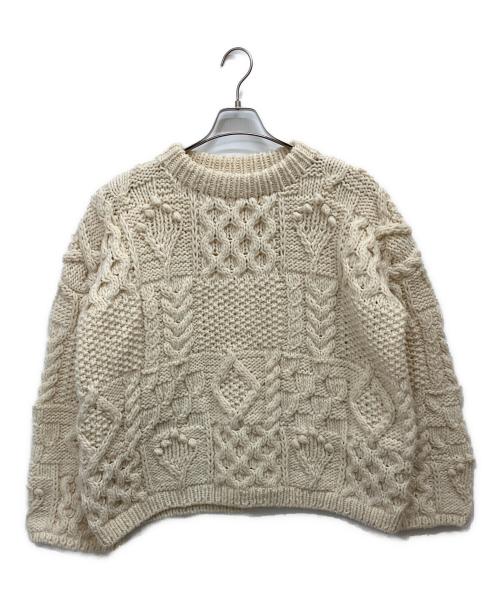 TODAYFUL（トゥデイフル）TODAYFUL (トゥデイフル) Pattern Hand Knit ベージュ サイズ:FREEの古着・服飾アイテム