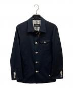 BURBERRY BLACK LABELバーバリーブラックレーベル）の古着「マリンコートジャケット」｜ネイビー