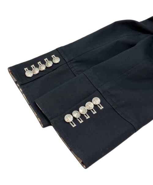 BURBERRY BLACK LABEL（バーバリーブラックレーベル）BURBERRY BLACK LABEL (バーバリーブラックレーベル) マリンコートジャケット ネイビー サイズ:Mの古着・服飾アイテム