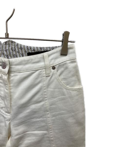 LOUIS VUITTON（ルイ ヴィトン）LOUIS VUITTON (ルイ ヴィトン) クロップド テーパード ホワイトジーンズ ホワイト サイズ:SIZE 36の古着・服飾アイテム