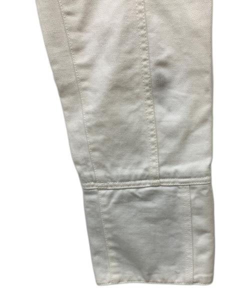 LOUIS VUITTON（ルイ ヴィトン）LOUIS VUITTON (ルイ ヴィトン) クロップド テーパード ホワイトジーンズ ホワイト サイズ:SIZE 36の古着・服飾アイテム