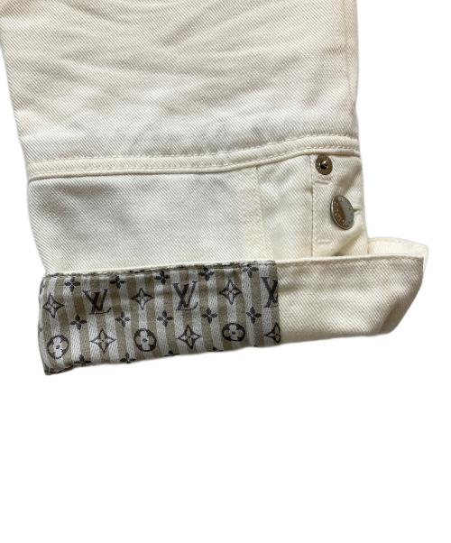 LOUIS VUITTON（ルイ ヴィトン）LOUIS VUITTON (ルイ ヴィトン) クロップド テーパード ホワイトジーンズ ホワイト サイズ:SIZE 36の古着・服飾アイテム