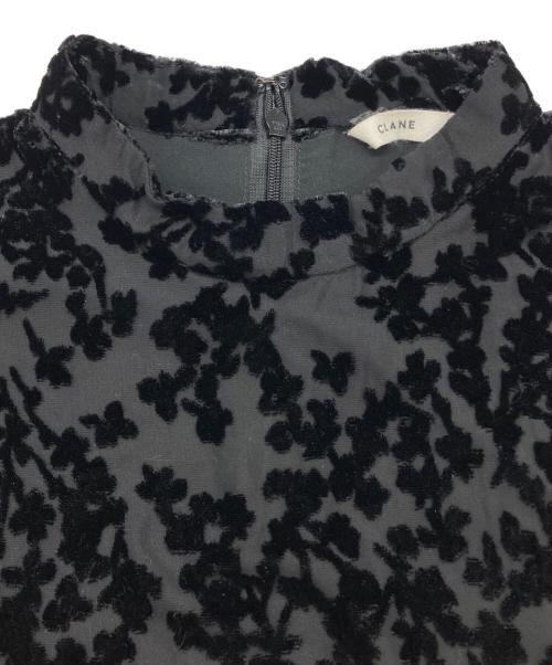 CLANE（クラネ）CLANE (クラネ) フローレットオパールワンピース ブラック サイズ:2の古着・服飾アイテム