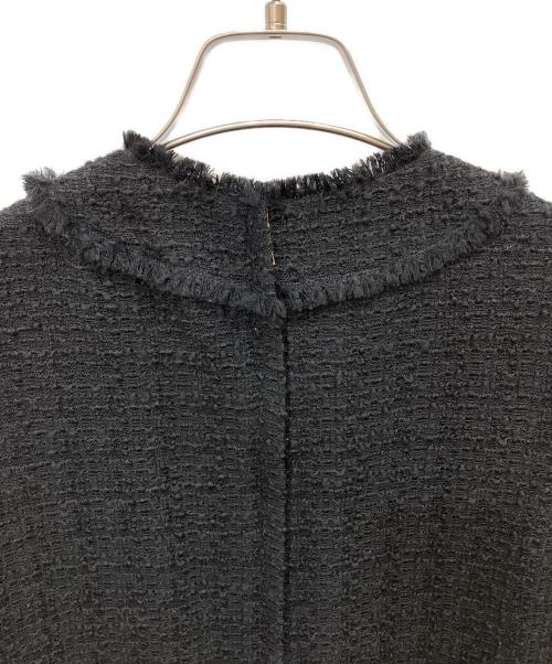 DOLCE & GABBANA（ドルチェ＆ガッバーナ）DOLCE & GABBANA (ドルチェ＆ガッバーナ) ツイードノースリーブワンピース ブラック サイズ:36の古着・服飾アイテム