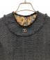 中古・古着 DOLCE & GABBANA (ドルチェ＆ガッバーナ) ツイードノースリーブワンピース ブラック サイズ:36：10000円