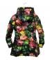 DOLCE & GABBANA (ドルチェ＆ガッバーナ) フローラルプリントショート中綿コート ブラック サイズ:36：30000円