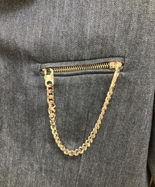 DIESEL Black Gold（ディーゼル ブラック ゴールド）DIESEL Black Gold (ディーゼル ブラック ゴールド) デニムテーラードジャケット インディゴ サイズ:44の古着・服飾アイテム