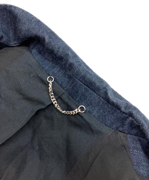 DIESEL Black Gold（ディーゼル ブラック ゴールド）DIESEL Black Gold (ディーゼル ブラック ゴールド) デニムテーラードジャケット インディゴ サイズ:44の古着・服飾アイテム