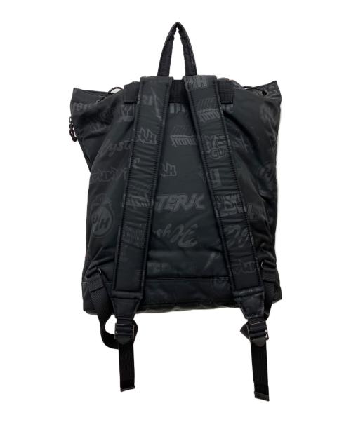 Hysteric Glamour（ヒステリックグラマー）Hysteric Glamour (ヒステリックグラマー) PORTER (ポーター) リュック ブラックの古着・服飾アイテム