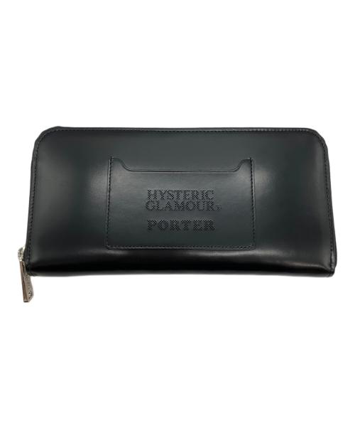 Hysteric Glamour（ヒステリックグラマー）Hysteric Glamour (ヒステリックグラマー) PORTER (ポーター) 長財布 ブラックの古着・服飾アイテム