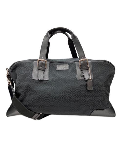 COACH（コーチ）COACH (コーチ) ボストンバッグ ブラックの古着・服飾アイテム