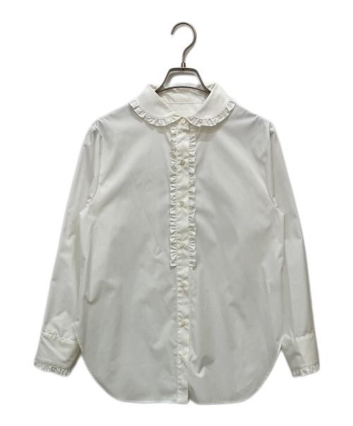 OHGA（オオガ）OHGA (オオガ) フリルブラウス ホワイト サイズ:Freeの古着・服飾アイテム