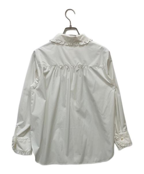 OHGA（オオガ）OHGA (オオガ) フリルブラウス ホワイト サイズ:Freeの古着・服飾アイテム