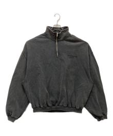 ALEXANDER WANG（アレキサンダー・ワン）の古着「Half-zip Sweatshirt」｜ブラック