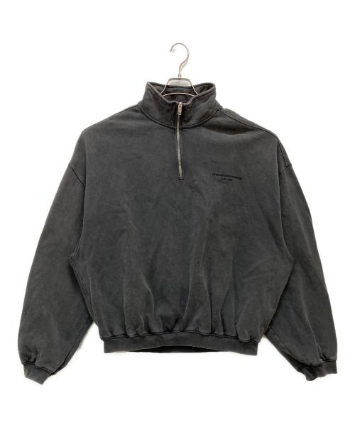 ALEXANDER WANG（アレキサンダー・ワン）ALEXANDER WANG (アレキサンダー・ワン) Half-zip Sweatshirt ブラック サイズ:Lの古着・服飾アイテム