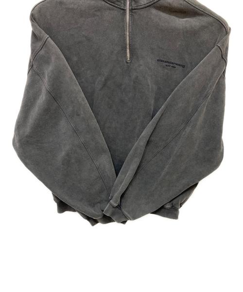 ALEXANDER WANG（アレキサンダー・ワン）ALEXANDER WANG (アレキサンダー・ワン) Half-zip Sweatshirt ブラック サイズ:Lの古着・服飾アイテム