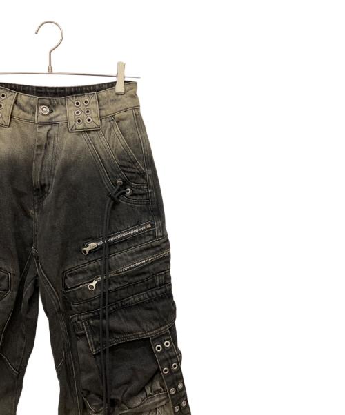 PERSONSOUL（パーソンソウル）PERSONSOUL (パーソンソウル) DESERT DISTRESSED DENIM CARGO インディゴ サイズ:Mの古着・服飾アイテム