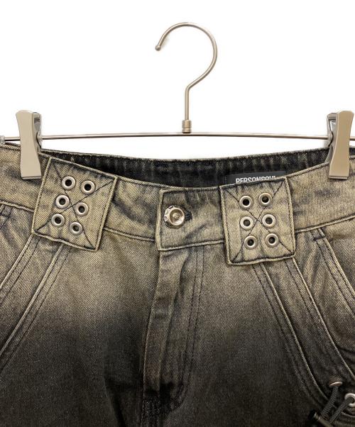 PERSONSOUL（パーソンソウル）PERSONSOUL (パーソンソウル) DESERT DISTRESSED DENIM CARGO インディゴ サイズ:Mの古着・服飾アイテム