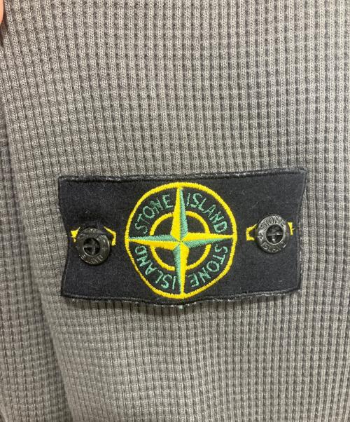 STONE ISLAND（ストーンアイランド）STONE ISLAND (ストーンアイランド) ORGANIC COTTON WAFFLE FLEECE ベージュ サイズ:Lの古着・服飾アイテム