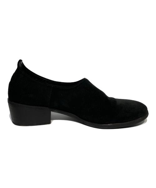KIDS LOVE GAITE FOR MUKTA（キッズ・ラブ・ゲイト フォー ムクタ）KIDS LOVE GAITE FOR MUKTA (キッズ・ラブ・ゲイト フォー ムクタ) SAL / Mishima - Suede ブラック サイズ:5　1/2の古着・服飾アイテム