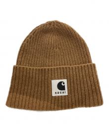 Carhartt WIP×sacai（カーハート ワーク イン プログレス×サカイ）の古着「Wool Knit Beanie」｜ブラウン