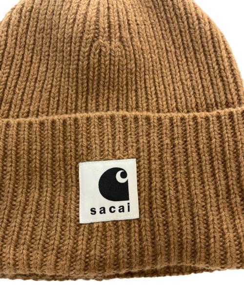 Carhartt WIP（カーハート ワーク イン プログレス）Carhartt WIP (カーハート ワーク イン プログレス) sacai (サカイ) Wool Knit Beanie ブラウンの古着・服飾アイテム